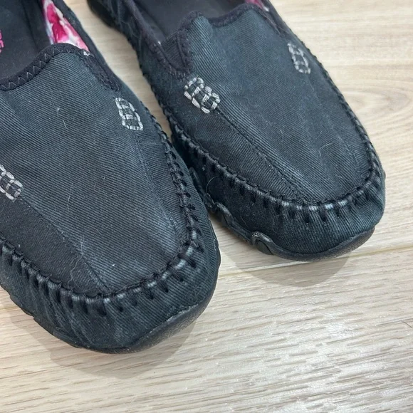 Skechers Shoes Womens Sz 7.5 Jaywalk Slip On Black Comfort Round Toe Wedge - Picture 9 of 10